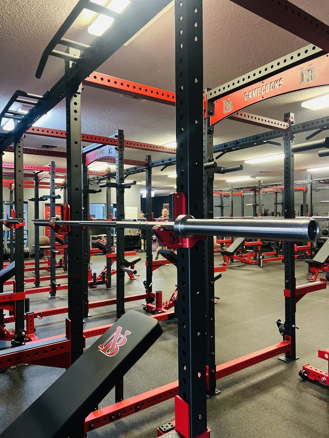New Brockton finished weight room